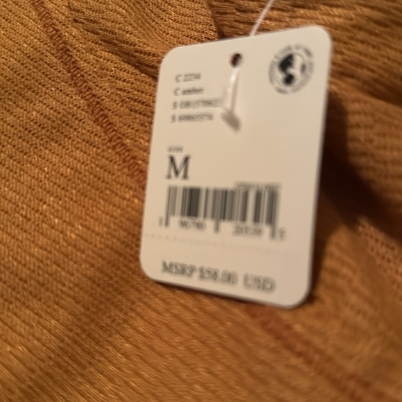 NWT Free People Sloane Bodysuit in Amber, Various Sizes - Picture 10 of 14